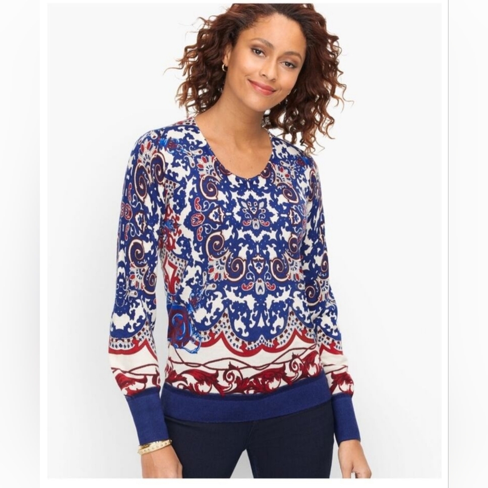 Talbots Merino Wool Sweater NWT Size L